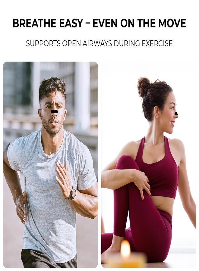 Inhale Premium Nasal Strips (60 Count) - Unisex Strips for Sensitive Skin – Enhanced Breathing, Snoring Reduction, Congestion Relief & Improved Athletic Performance – Easy to Apply & Travel-Friendly - Image 2