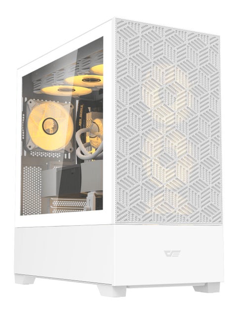 Darkflash DF5000 Mesh ATX/MATX/ITX Gaming PC Case,  Mesh Front Panel, Supports 360MM Radiators, USB Type-C, 3*SSD Tempered Gaming Cabinet