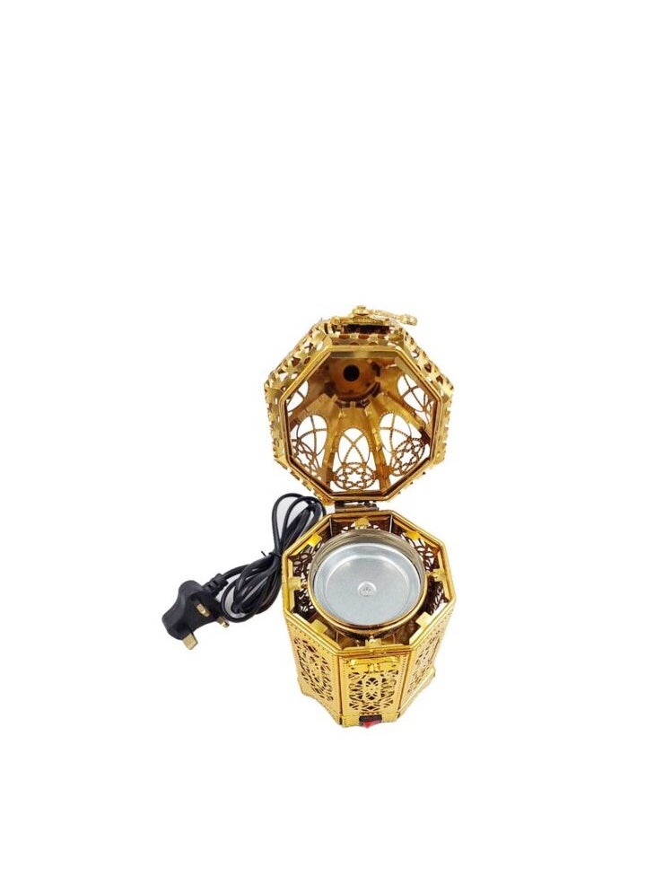 RSG Oud Bakhoor Incense Burner Electric Oud Holder Mosque Design Gold/Silver – WF-A009  - Image 2