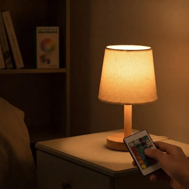 Hasanat Essentials RGBW LED Light Bulb with Remote Control - Dimmable Color Changing Lamp for Home Decor - Image 4