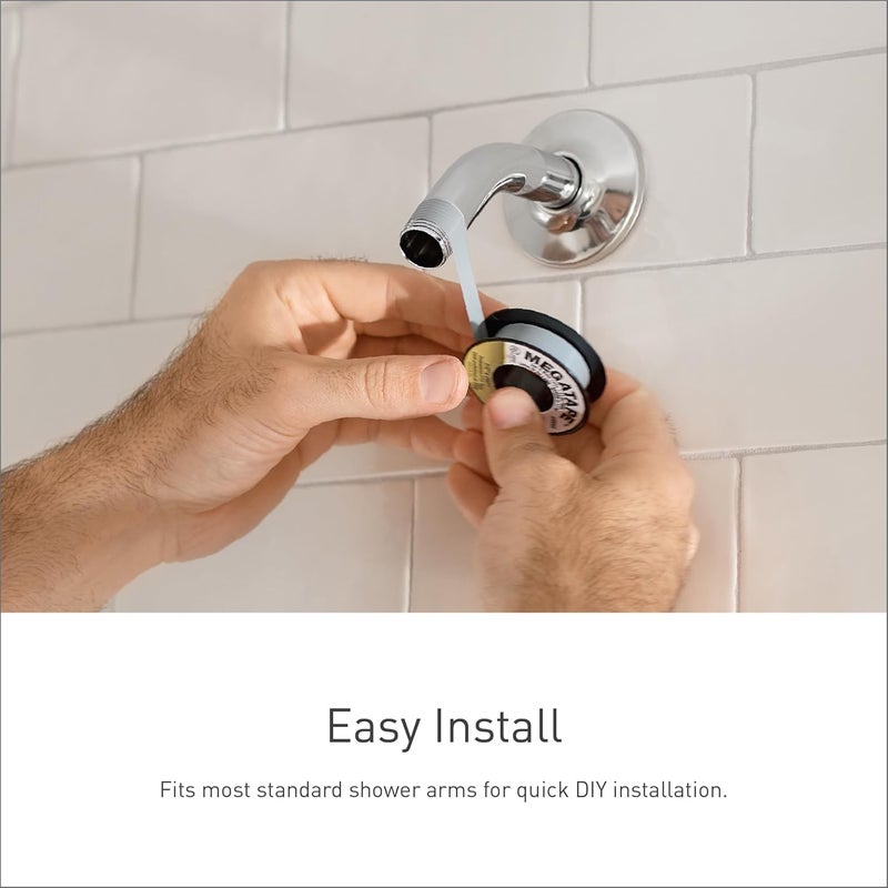 MOEN Moen Velocity Chrome TwoFunction Rainshower 8Inch Shower Head with Immersion Technology for a HighPressure Rinse S6320  - Image 2