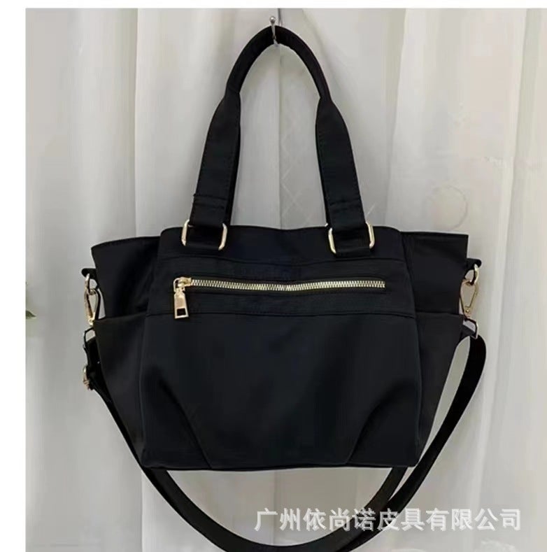 Women'S Bag Korean Style Casual Multi-Compartment Crossbody Bag New Style Simple All-Match Shoulder Bag Nylon Fabric Fashion Handbag - Image 3