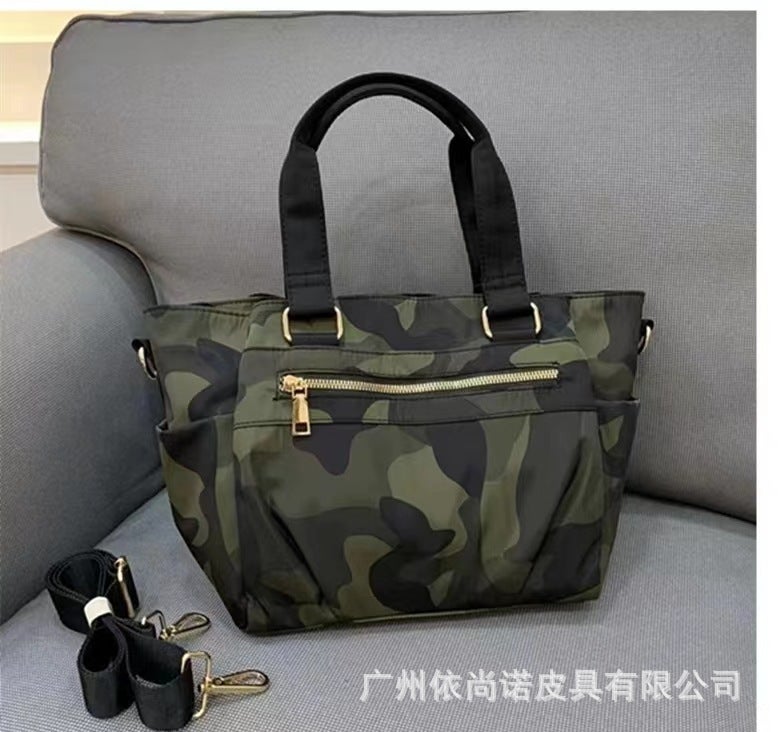 Women'S Bag Korean Style Casual Multi-Compartment Crossbody Bag New Style Simple All-Match Shoulder Bag Nylon Fabric Fashion Handbag - Image 1