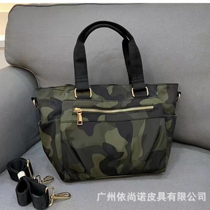 Women'S Bag Korean Style Casual Multi-Compartment Crossbody Bag New Style Simple All-Match Shoulder Bag Nylon Fabric Fashion Handbag - Image 4