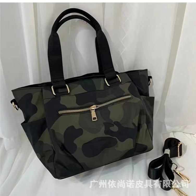 Women'S Bag Korean Style Casual Multi-Compartment Crossbody Bag New Style Simple All-Match Shoulder Bag Nylon Fabric Fashion Handbag - Image 5