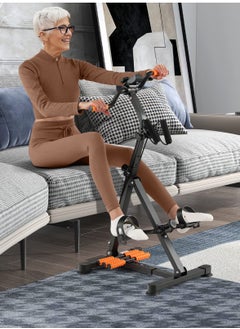 XiuWoo Pedal Exerciser for Seniors, Adjustable Hand Arm Leg Knee Exercise Equipment w/ Resistance Band, Foot Massage Roller, Recovery Physical Therapy Home Exercise Bike for Elderly  - Image 2