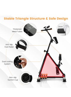XiuWoo Pedal Exerciser for Seniors, Adjustable Hand Arm Leg Knee Exercise Equipment w/ Resistance Band, Foot Massage Roller, Recovery Physical Therapy Home Exercise Bike for Elderly  - Image 4
