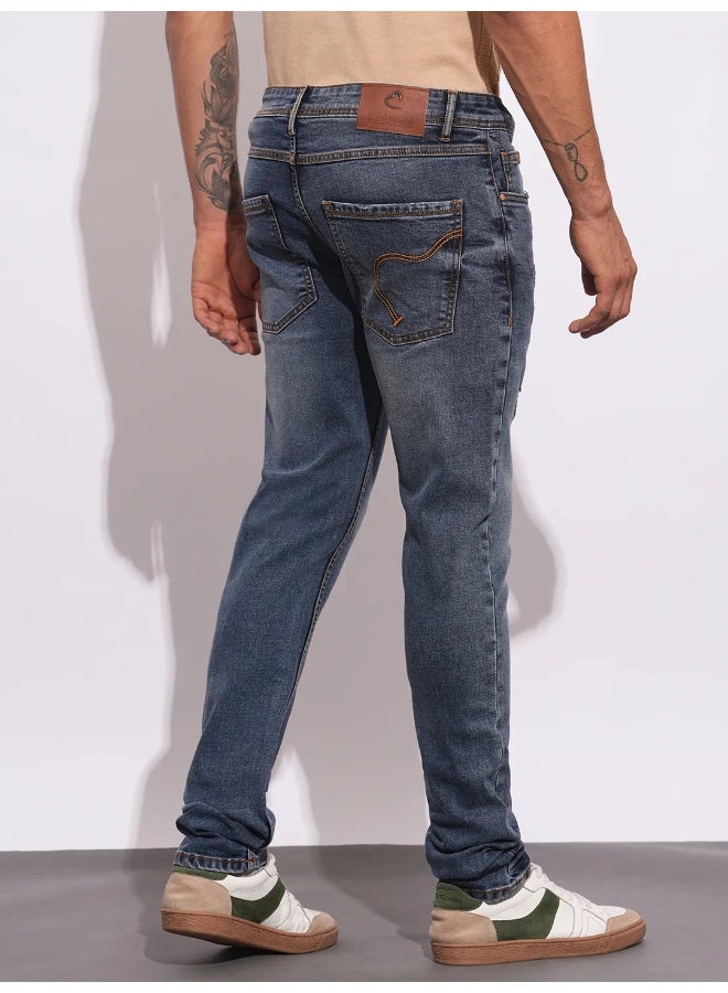 Being Human Mens Dark Tone Slim Fit Denims - Image 3