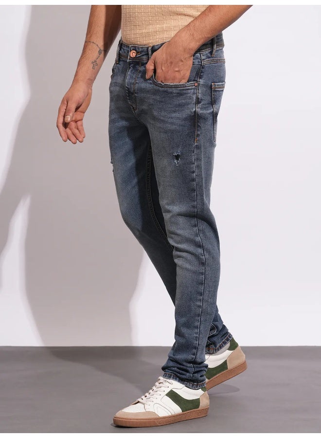 Being Human Mens Dark Tone Slim Fit Denims - Image 2