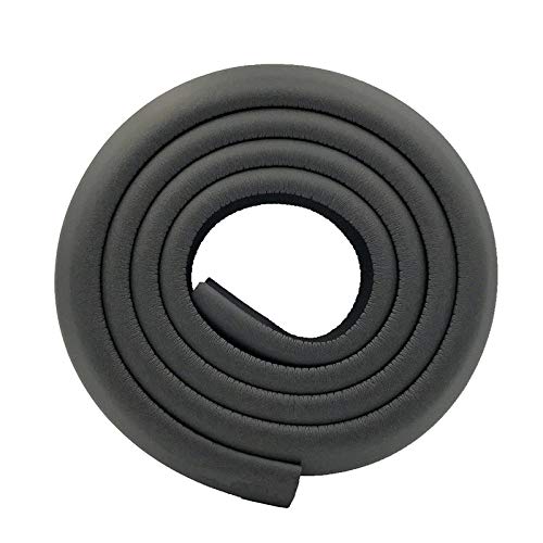 M2cbridge L Shape Extra Thick Furniture Table Edge Protectors Foam Baby Safety Bumper Guard 6.5 Ft (Black) - Image 1