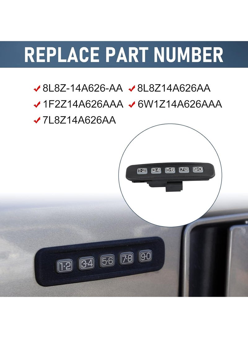 TLAXCA Door Keyless Entry Keypad Driver Side Compatible with 2004-2010 Ford F250 F350 F450 F550 Super Duty 2005-2012 Ford Escape 2008-2011 Mercury Mariner 2004-2006 Lincoln LS Replacement 8L8Z-14A626-AA - Image 3