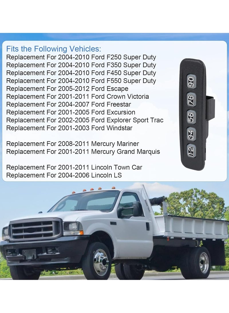 TLAXCA Door Keyless Entry Keypad Driver Side Compatible with 2004-2010 Ford F250 F350 F450 F550 Super Duty 2005-2012 Ford Escape 2008-2011 Mercury Mariner 2004-2006 Lincoln LS Replacement 8L8Z-14A626-AA - Image 5