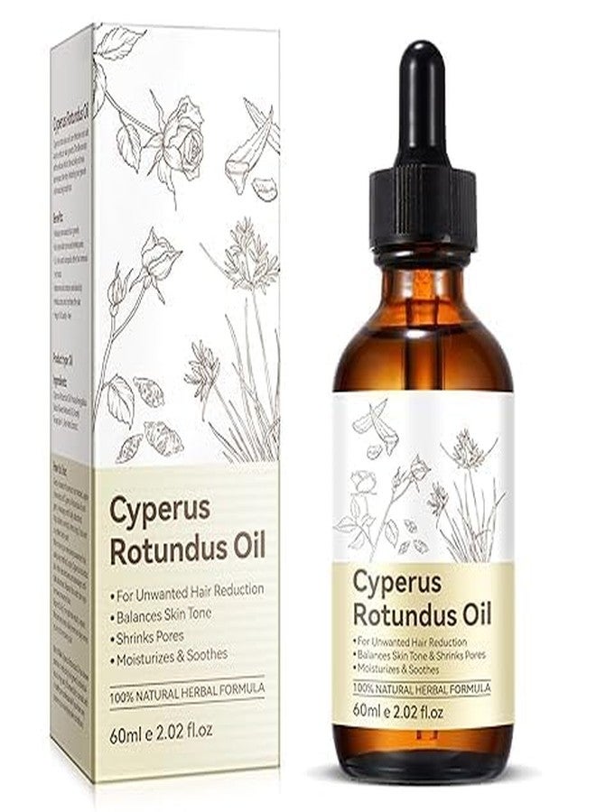 bricia Cyperus Rotundus Oil, Natural Cyperus Rotundus Oil for Hair Removal, Reduces Unwanted Hair Growth, Moisturizes & Soothes The Skin, Reducing Body Hair Growth, Shrink Pores, Suitable for All Skin Types - Image 1