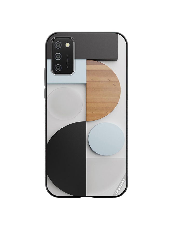VR CREATIVE Protective Case Cover For Samsung Galaxy A03s Abstract Design Multicolour - Image 1
