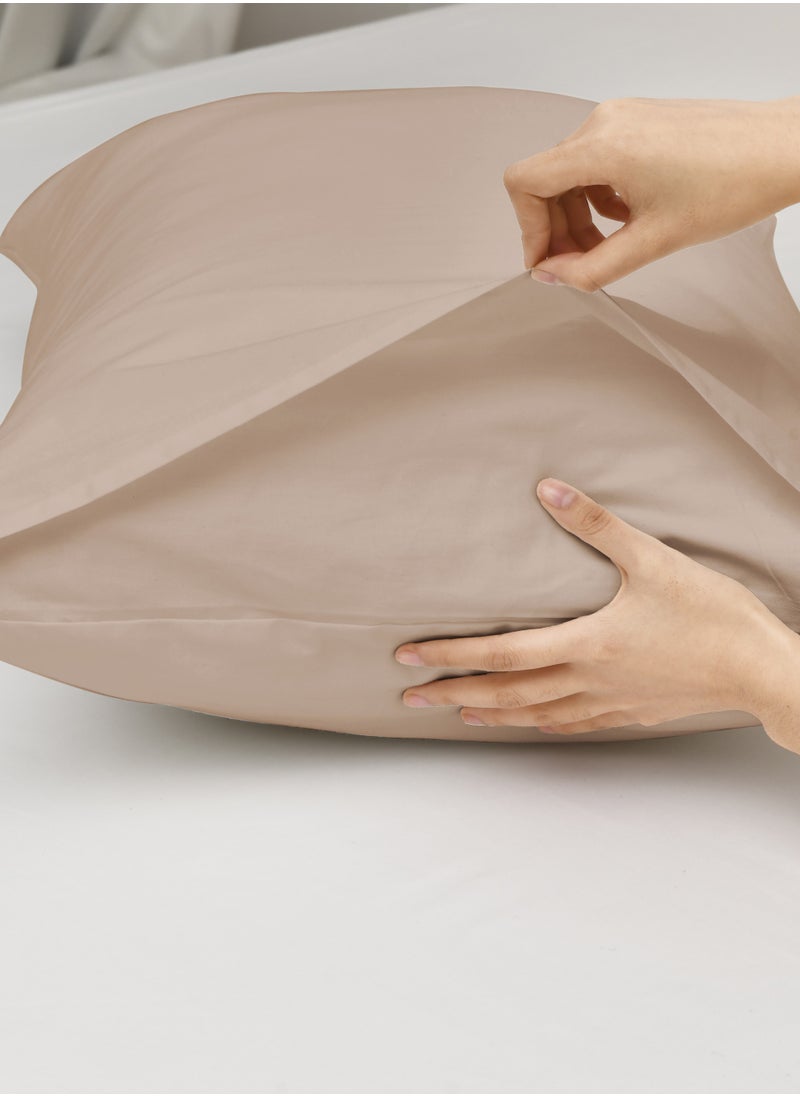 Cotton Fitted Sheet Set,  100% Cotton, 200 TC, 2 Pieces Single Size with 30 cm Deep Pocket - pzsku/Z6FD6231A73C09FF95770Z/45/_/1724945381/48cc0c2c-b3a8-4bd4-9505-b62e401ef5c0