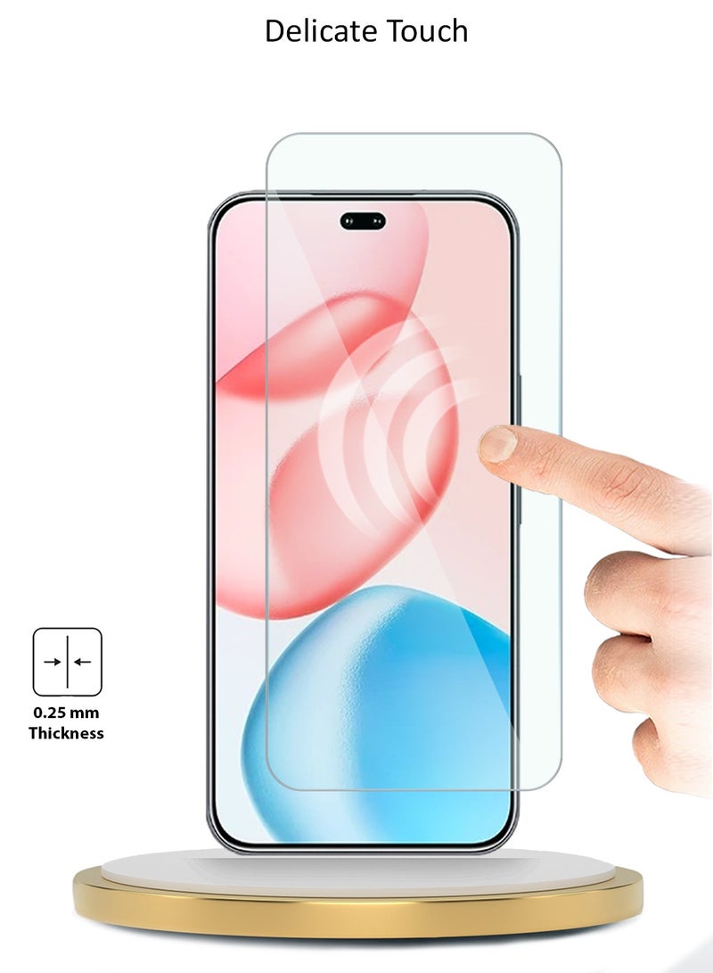 Wtech Honor 400 Pro 5G 2025 WTech Premium Series Curved Edges UV Tempered Glass Screen Protector (MSG9CN) - Clear - Image 3