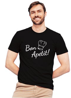 Fashion World Cotton T-shirt Printed with High-quality chef hat