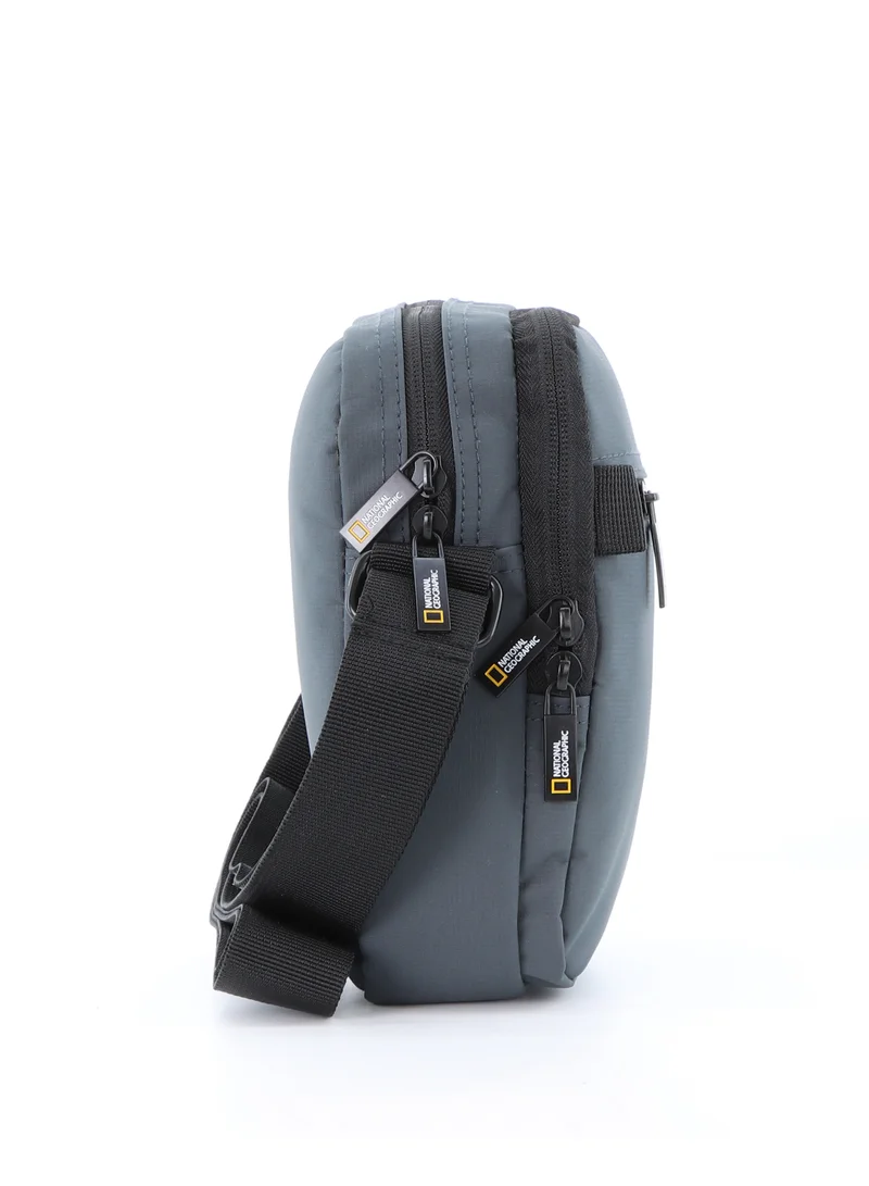NATIONAL GEOGRAPHIC National Geographic Mutation Utility Bag Grey, Compact Travel Bag for Men and Women, Shoulder Bag, Portable Organizer, Sustainable Material and Eco Friendly