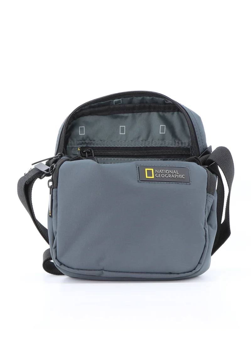 NATIONAL GEOGRAPHIC National Geographic Mutation Utility Bag Grey, Compact Travel Bag for Men and Women, Shoulder Bag, Portable Organizer, Sustainable Material and Eco Friendly