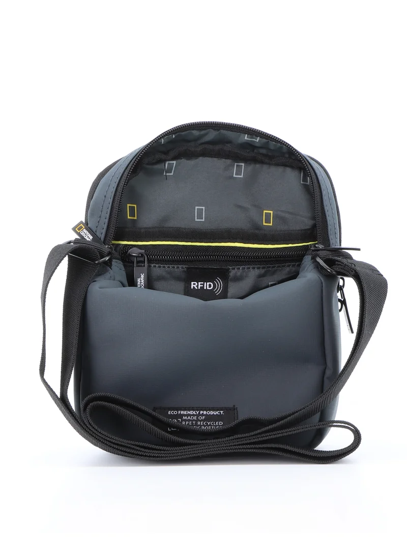 NATIONAL GEOGRAPHIC National Geographic Mutation Utility Bag Grey, Compact Travel Bag for Men and Women, Shoulder Bag, Portable Organizer, Sustainable Material and Eco Friendly
