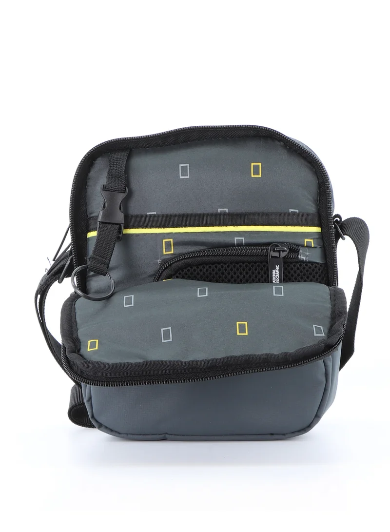 NATIONAL GEOGRAPHIC National Geographic Mutation Utility Bag Grey, Compact Travel Bag for Men and Women, Shoulder Bag, Portable Organizer, Sustainable Material and Eco Friendly