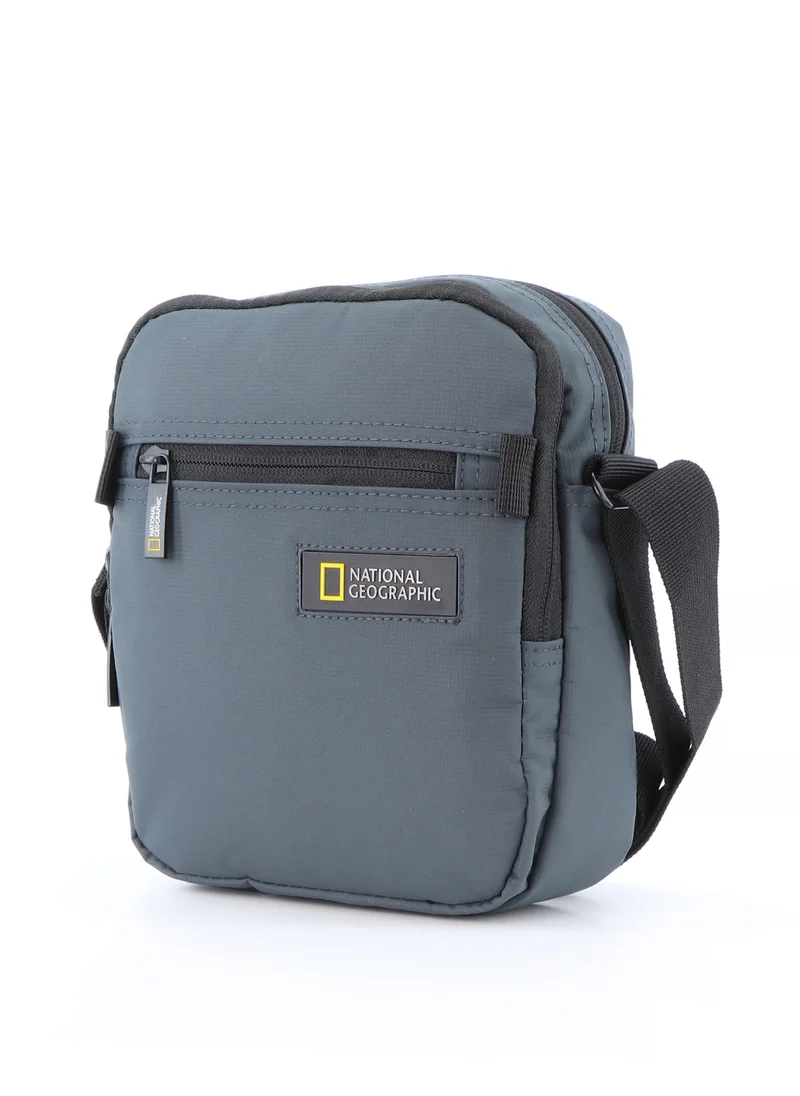 ناشيونال چيوغرافيك National Geographic Mutation Utility Bag Grey, Compact Travel Bag for Men and Women, Shoulder Bag, Portable Organizer, Sustainable Material and Eco Friendly