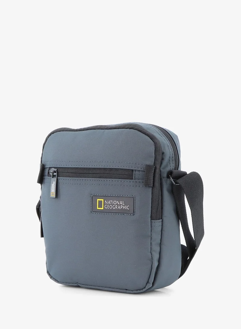 NATIONAL GEOGRAPHIC National Geographic Mutation Utility Bag Grey, Compact Travel Bag for Men and Women, Shoulder Bag, Portable Organizer, Sustainable Material and Eco Friendly