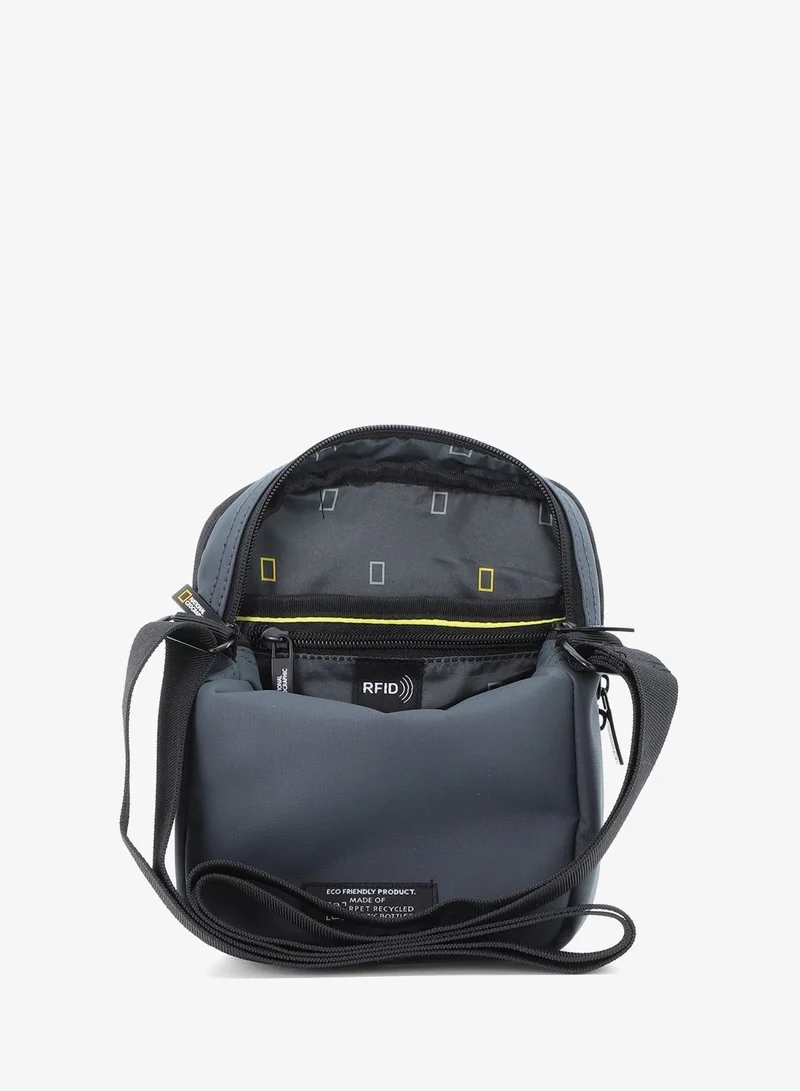 NATIONAL GEOGRAPHIC 4 National Geographic Mutation Utility Bag Grey, Compact Travel Bag for Men and Women, Shoulder Bag, Portable Organizer, Sustainable Material and Eco Friendly  | Best Price UAE