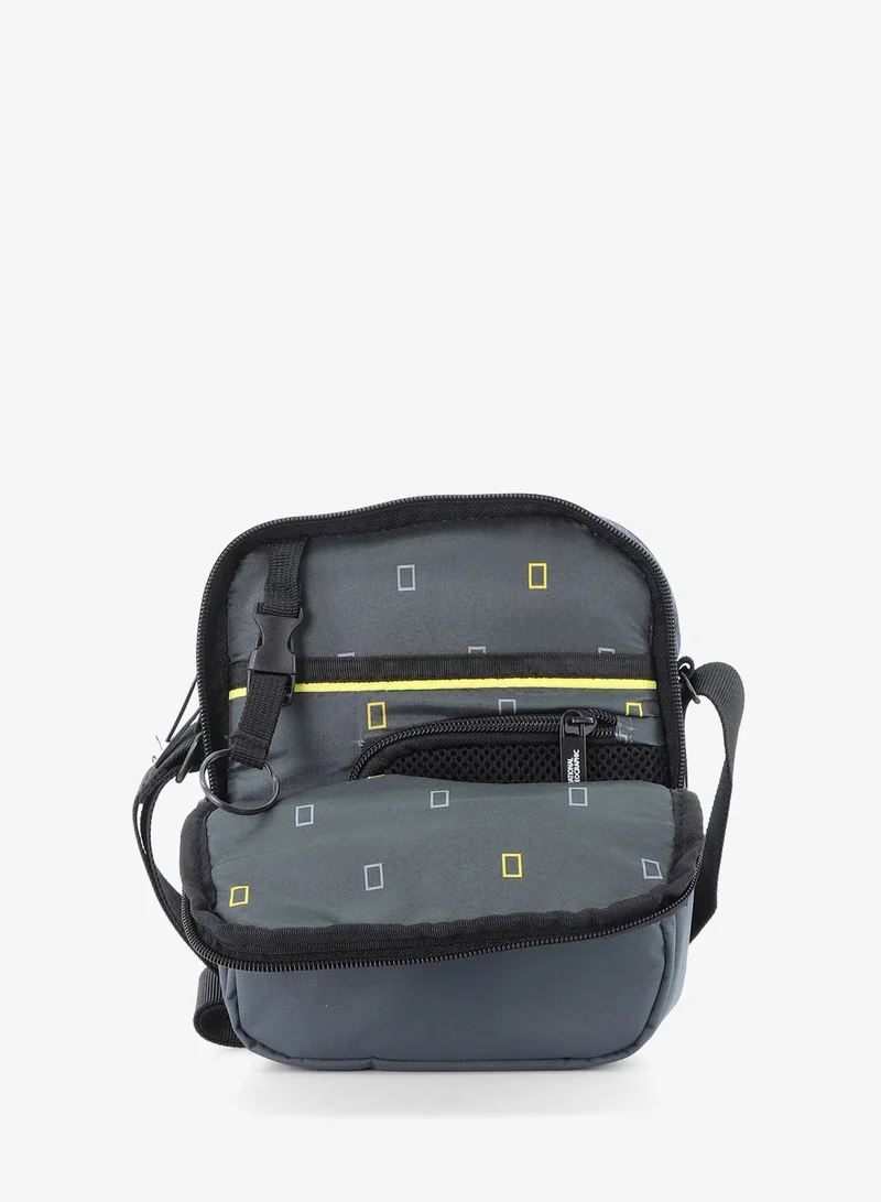 NATIONAL GEOGRAPHIC 4 National Geographic Mutation Utility Bag Grey, Compact Travel Bag for Men and Women, Shoulder Bag, Portable Organizer, Sustainable Material and Eco Friendly  | Best Price UAE