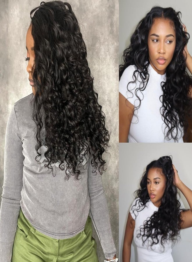 Y WIGS YWIGS Pre-Separated Human Crochet Hair Loose Deep Wave Crochet Hair Human Hair Knotless Crochet Human Hair Extensions 16" NC 100 Strands - Image 5