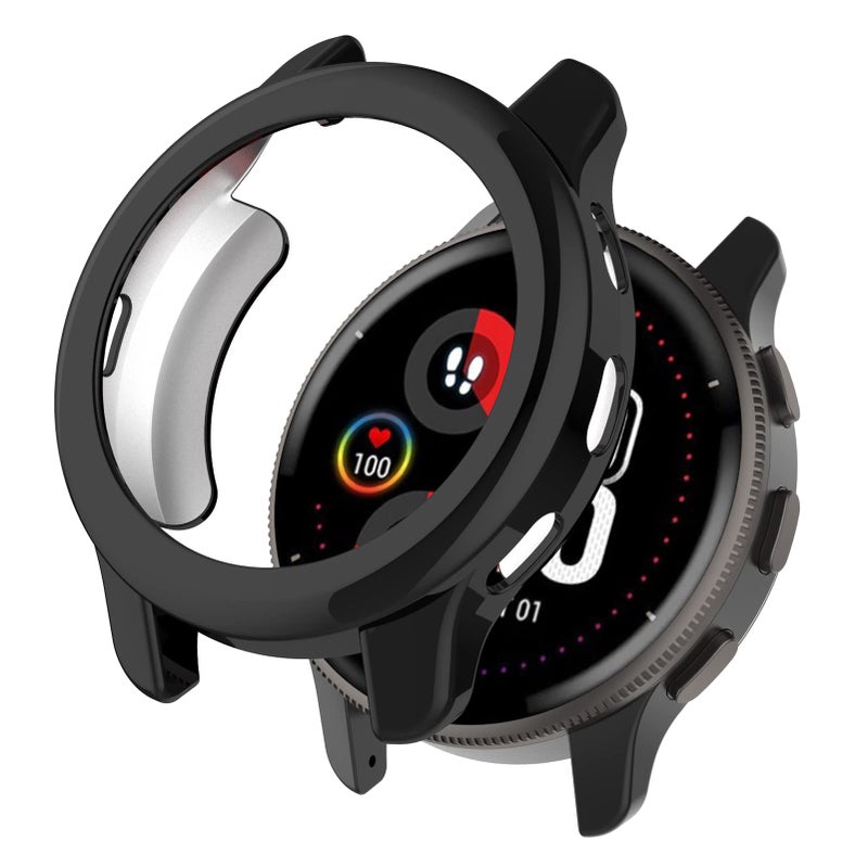 AWADUO Compatible with Garmin Venu 2 Plus Protective Case Cover, Smartwatch TPU Transparent Protective Case Cover Shell for Garmin Venu 2 Plus - Image 1