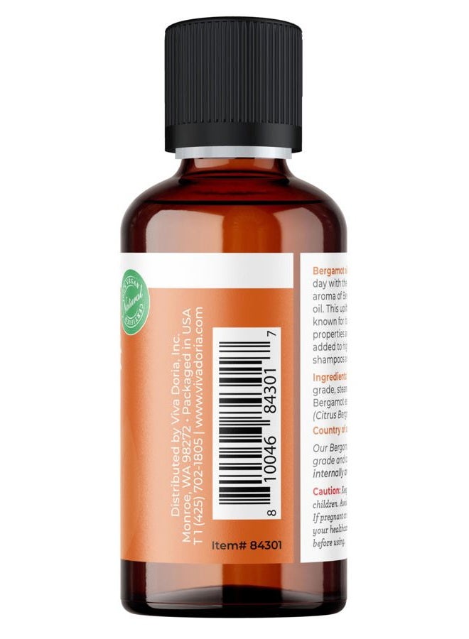 Viva Doria 100% Pure Bergamot Essential Oil, Undiluted, Food Grade, Italian Bergamot Oil, 1 Fluid Ounce (30 mL) Natural Aromatherapy Oil - Image 4