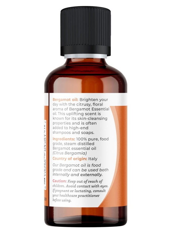 Viva Doria 100% Pure Bergamot Essential Oil, Undiluted, Food Grade, Italian Bergamot Oil, 1 Fluid Ounce (30 mL) Natural Aromatherapy Oil - Image 3