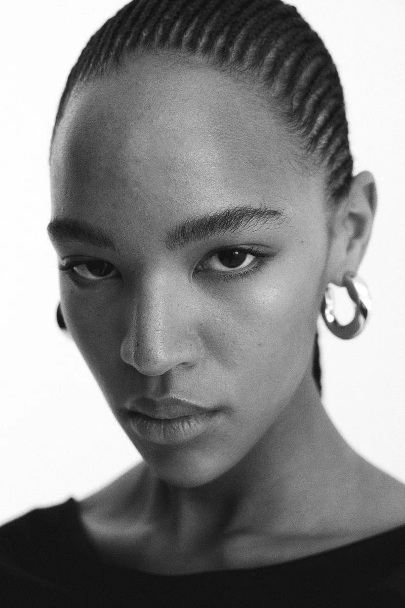 H&M Draped jersey top