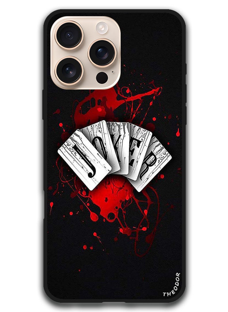 Theodor Protective Case Anti Scratch Shock Proof Bumper Cover For iPhone 16 Pro Max (6.9)-inch Joker 1 - Image 1