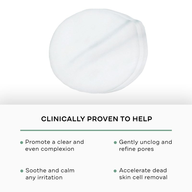 Replenix Gly-Sal Clarifying Acne Pads, 60 Count, Medical-Grade Glycolic Acid & 2% Salicylic Acid Exfoliating Pads for Acne-Prone Skin, Help Clear Blemishes & Refine Pores, Non-Oily - Image 2