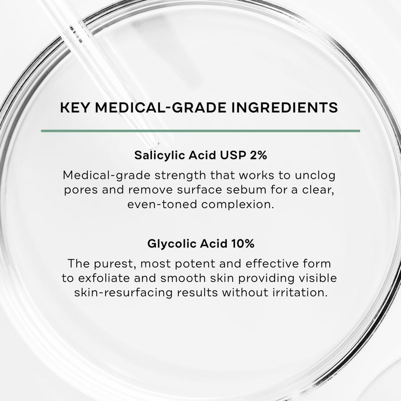 Replenix Gly-Sal Clarifying Acne Pads, 60 Count, Medical-Grade Glycolic Acid & 2% Salicylic Acid Exfoliating Pads for Acne-Prone Skin, Help Clear Blemishes & Refine Pores, Non-Oily - Image 3