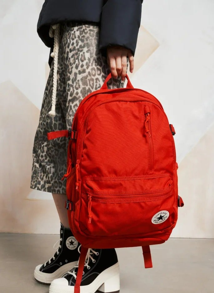 CONVERSE Back to School Classic Go 2 Vertical Pull Side Mesh Pocket Back Air Cushion Colorful School Bag - Image 4