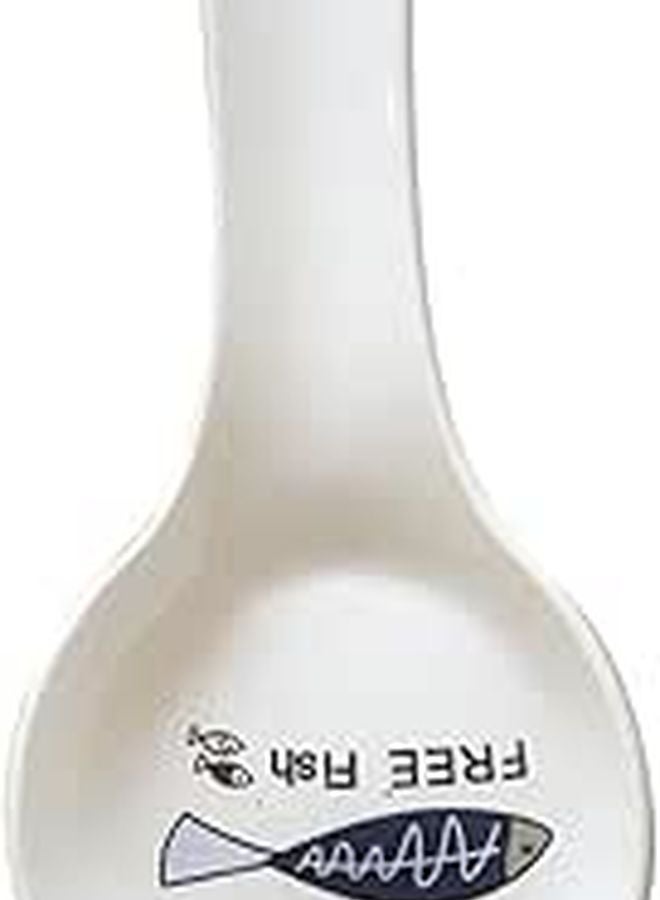 Ceramic Spoon Rest With Fish Design Kitchen Utensil Holder For Stove And Table - Image 1