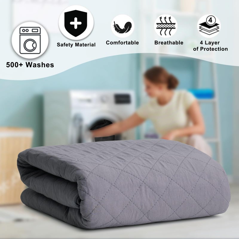 Brosive Hide Stains Extra Large Incontinence Pads (36x72 Inch), Heavy Absorbent, Waterproof, Washable Bed Protector for Adults & Pets - Image 4