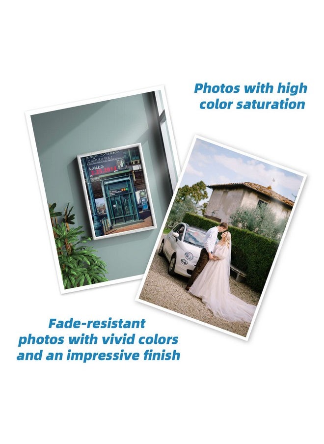 Uinkit 100 Sheets Brochure Paper Glossy Double Sided 8.5X11 Inkjet 37Lb 140Gsm Dye Ink Thin Photo Picture Flyer Calendar Magazine Cd Cover Letter  - Image 5