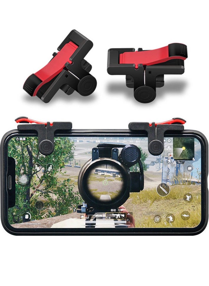Generic 2Pcs Mobile Phone Gaming Trigger Gamepad PUBG Button Handle for L1R1 Shooter Controller Keypads Grip for iPhone Android Phone  - Image 5