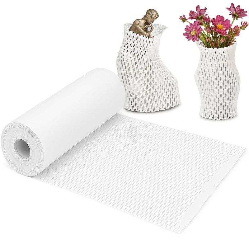JPPL Paper Honeycomb Roll, 16m Expandable Hex, 16 Inch x 10 Meter, Eco-Friendly Plastic Alternative, Packaging & Shipping Supplies (390mm / 16 inch x10 meter) (White) - Image 4