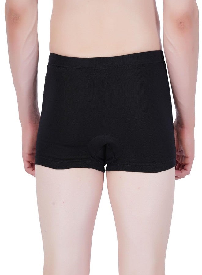 Wemyc Men’s Incontinence Underwear for Men | Reusable Absorbent Briefs for bladder leaks | Leakproof, Odor-Control, Soft Cotton Stretch | Day & Night Protection | Washable Padded Incontinence Panties for Men (Black, M) - Image 4