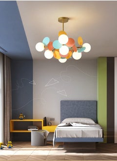 Chandelier-8 Lights-Colourful Petals