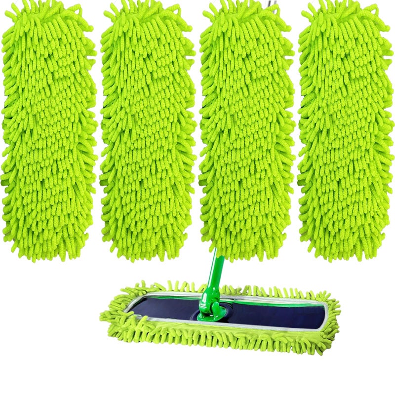 SureOBliss 4PCS XL Dust Mop Pads Compatible with Swiffer XL Sweeper,X-Large Reusable Dry Sweeping Cloths for Swiffer,XL Wet Pads Refills & XL Washable Wet Mopping Cloths for Hardwood Floor/Tile/Marble Cleaning - Image 1