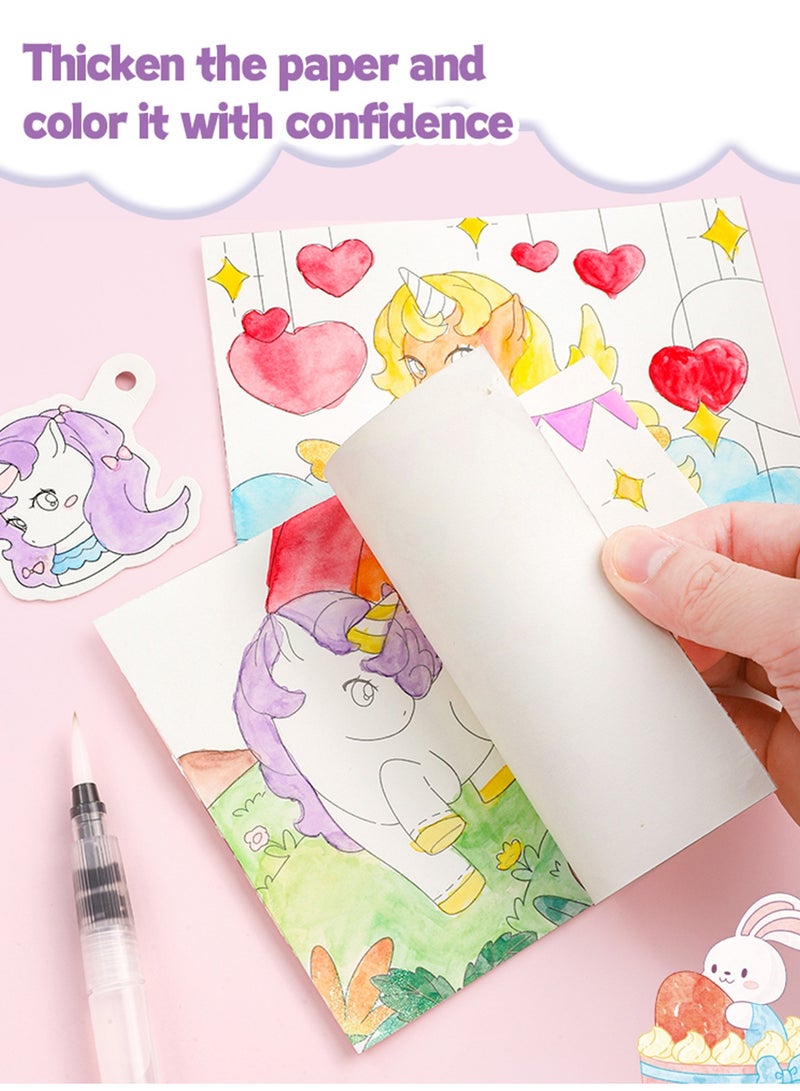 Aurafly Coloring Book for Kids and Adults , Creative Drawing and Coloring Set with Drawing Tools , Features Thicker Paper and Single-Sided Designs , Ideal as Educational Coloring Toys and Gifts for Girls and Boys - Image 4