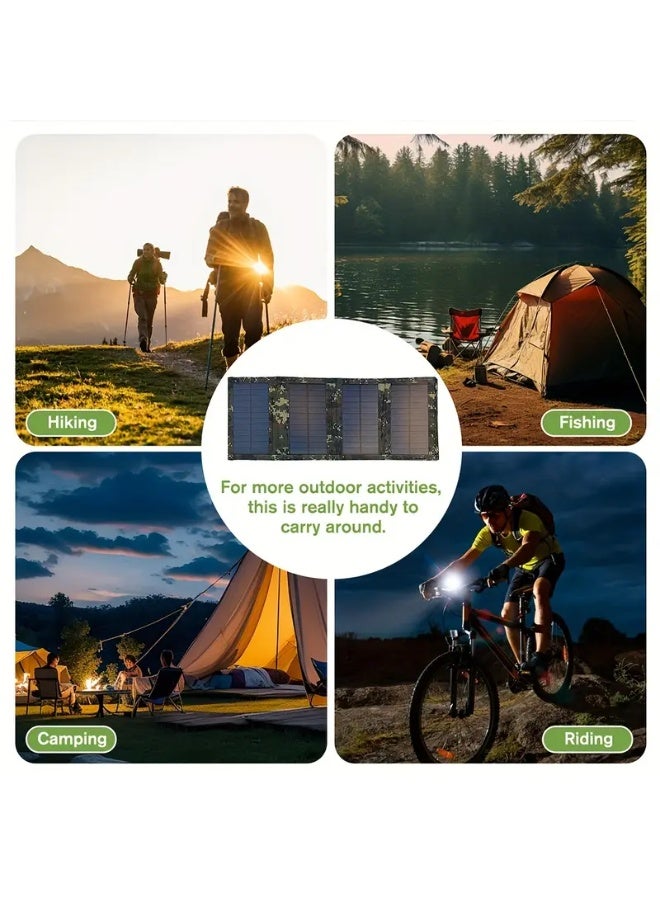 Portable 4-Fold Solar Panel with USB – Ultimate Solar Charger for Outdoor Adventures  - Image 4