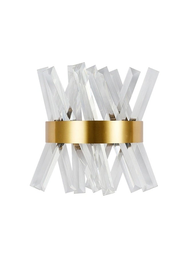 تارجت مصباح حائط كريستالي إبداعي ذهبي / شفاف - Image 2