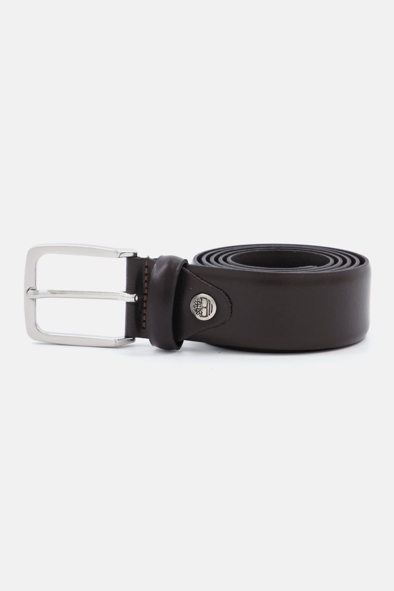 Timberland Men Leather Belt, Brown  - Image 1